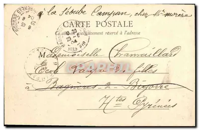 Péronne — A Grande Place após o bombardeio (1871) — Fot. E. Souillard — Verso