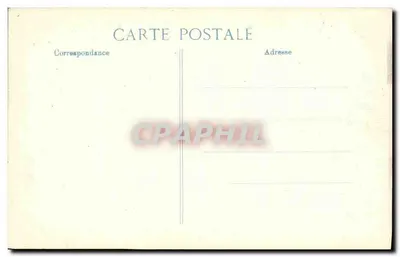 Champguyon — ruínas após o bombardeio de 1914 — 7ª Série, editor ELP — Verso