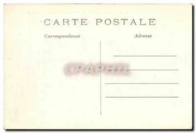 Senlis — Rue de la République spalona przez Niemców — Wojna 1914 — Rewers