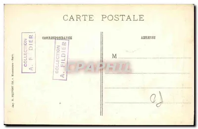 Fort Douaumont (Meuse) — Po strasznych bombardowaniach — Visé Paris 309 bis — Rewers