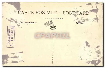 Batalha de VERDUN — Ruínas da Igreja de Fleury — n° 3751 — Verso