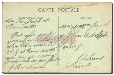 Tilloloy — Igreja e castelo nos fossos da Somme — Visé, Paris, n° 1476 — Verso