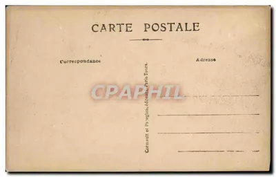 Apoteose van de Overwinning - 14 juli 1919 — De Poilus marcheren langs de avenue des Champs-Élysées — Cornault et Pajeghin, uitgever Parijs-Tours — Achterkant