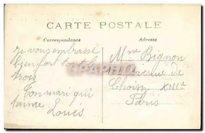 Ruínas perto da Igreja — Albert (Somme) — J.C., Paris — Verso