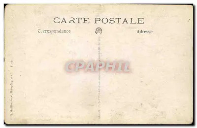 Destruction d'une maison — vue de la rue de la Gare à Vichy — éditeur R. Gulliau, Paris — Verso