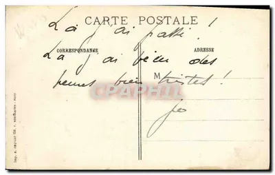 Foucaucourt-en-Santerre (Somme) — Le rovine della Chiesa dopo i terribili bombardamenti — Visé Paris 362 — Verso