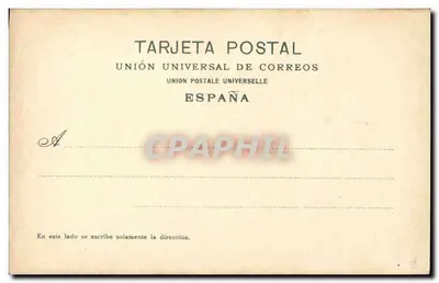 Salamanca — Visão geral da porta do mausoléu — Purger & Cie, München, Photophromickarte 2867 — Verso