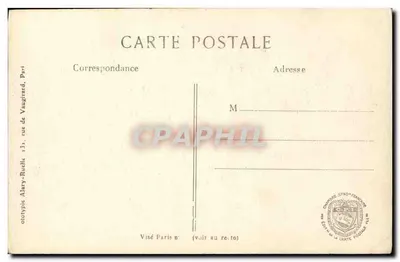 Arras — Innenansicht der Kathedrale nach dem Bombenangriff — L. C. H. Paris n°486 — Rückseite