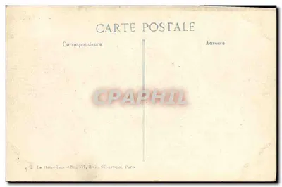 Arras — Das Rathaus und der Glockenturm in Flammen 1914 — ELD, 18. Serie — Rückseite