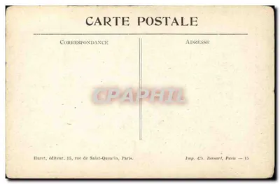 Bilhete postal antigo Mont Saint Et Les Tours de l antienne abbaye — Verso