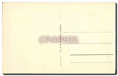 Le Touquet-Paris-Plage — A Pinheira e o Farol — Ed. F. Bonaventure, Libraire — Verso