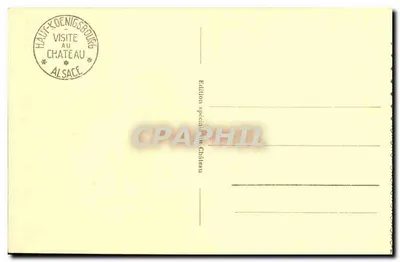Haut-Koenigsbourg — Brama Pierwszej Zbrojnej — Wydanie specjalne Zamek — Rewers