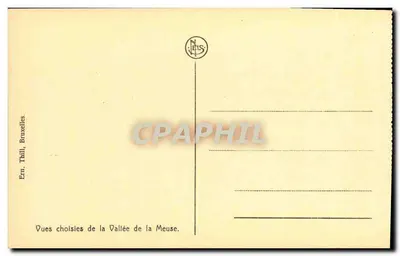 Waulsort — Barco diante dos Hotéis — Editor N. L. S. (N. L. S. / N. L. S. / N. L. S.) — Verso