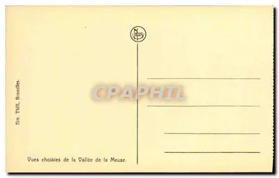 Waulsort — Os Hotéis — Editor NEIS, número de série não visível — Verso