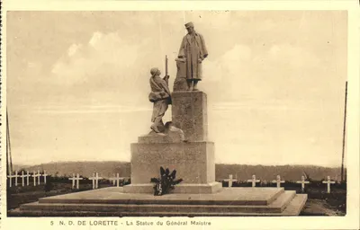 N.D. de Lorette - A Estátua do Geral Maistre — Edição Faucheois, Béthune