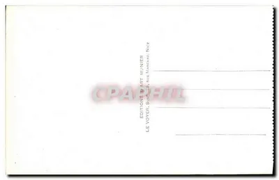 Cannes - Os Hotéis — Vista tirada da Croisette — Edições Munier — Verso