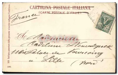 Hotel Vittoria — Sorrento — Edit. E. Ragozino, Gallerna, Napoli — Reverso