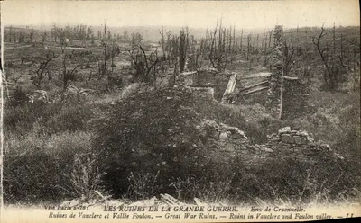 Ruines de Vauclerc et Vallée Foulon — Environs de Craonnelle — Visé Paris n°781