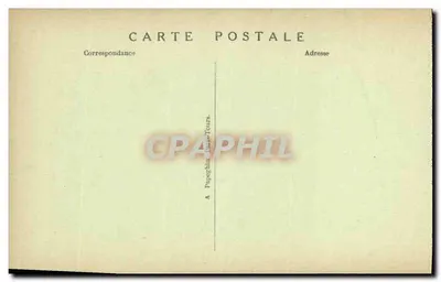 Blois — O Castelo — Ala de Francisco I através das Colunatas — A. P. — Verso