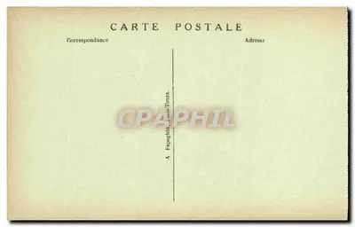 Blois — Zamek — Pokój Katarzyny Medycejskiej — A.P. n°50 — Rewers