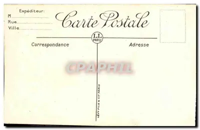 Carcassonne (Cité) — La Torre dell'Inquisizione — LL — Verso