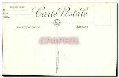 Carcassonne — Brama Narbonńska i Wieża Trésan — LL. — Rewers
