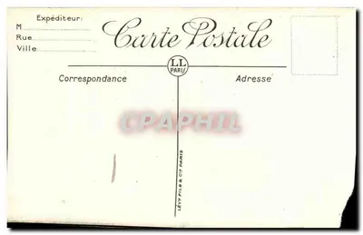 Carcassonne (Cité) — Wieża Pinie i Zewnętrzna Obrona Zamek — LL — Rewers