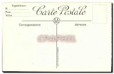 Carcassonne (Cité) — Conjunto a Oeste — LL — Verso