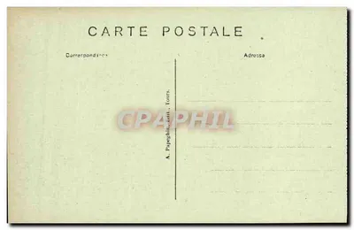 Loches (Loir-et-Cher) — El Castillo Real y la Puerta de los Cordeliers — A. P. — Reverso