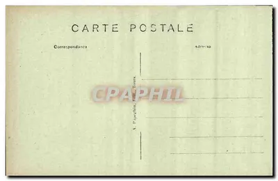 Loches (Loir-et-Cher) — Pałac Królewski — Pokój, w którym więziono księcia Elbœufa podczas Rewolucji — A.P. — Rewers