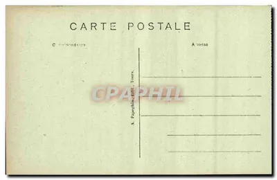 Loches (Loir-et-Cher) - Castelo Real - Oratório de Anne da Bretanha — Verso