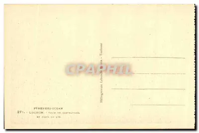 Luchon - Wieża Castelvill - I Fundusz Lys — Héliogravure Labouchère - Toulouse — Rewers