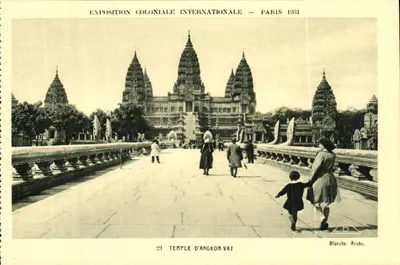 Temple d'Angkor-Vat — Exposition Coloniale Internationale — Paris 1931
