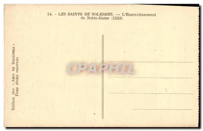 Zakopiajcie Notre-Dame (1553) — Wydanie «Amis de Solesmes» — Rewers