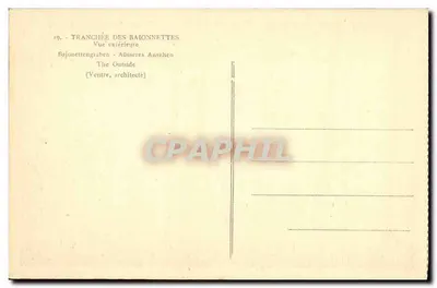 Trincea delle Baionette — Vista esterna — (Venture, architetto) — Verso