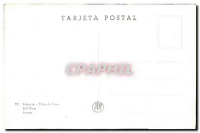 Valence - Piazza dei Tori — Arenes — JDP Valencia — Verso