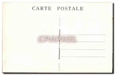 Frontiera franco-svizzera — Strada pittoresca dei Brenets al Saut du Doubs — Tête de Calvin — Editore C. Lardé, Besançon — Verso