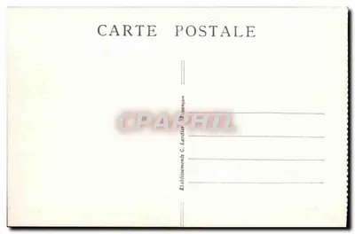 Fronteira Franco-Suíça — 881. Bassins do DOUBS — Editor C. Lardier, Paris — Verso
