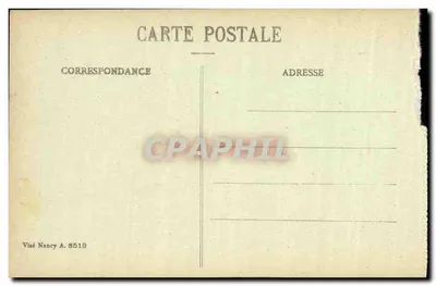 Reims während der Jahre der Bombardements 1914-1917 — Rue de Magneux (Clairmarais) — Visté Nancy A.8519 — Rückseite