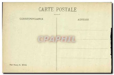Reims in de jaren van de bombardementen 1914-1917 — Rue Montois — Collectie G. Dubels — Achterkant
