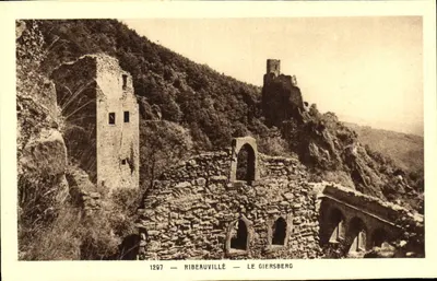 Ruínas do castelo de Giersberg — Ribeauvillé — 1287