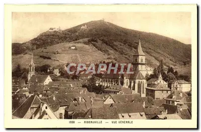 Riberuvillle — Vista geral — Edição J. Bauch, Ribeauvillé
