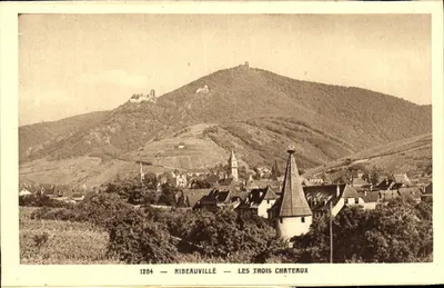Ribeauvillé — As Três Fortalezas — Edição J. Bauch, Imp. Braun