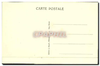 Ribeauvillé — As Três Fortalezas — Edição J. Bauch, Imp. Braun — Verso