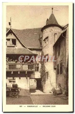 Ribeauvillé — Antiga Cour — Edição J. Bauch, Imp. Braun