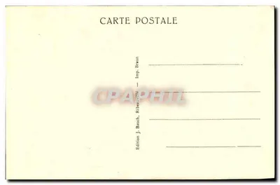 Ribeauvillé — Casa dos Ménétriers — Editor J. Bauch, Imp. Braun — Verso