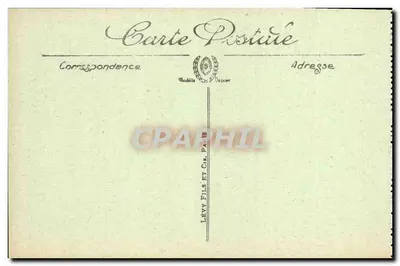 Arras — Het Stadhuis na de bombardement — uitzicht vanaf de Place de la Vacquerie — Visé Paris n° 564 — Achterkant