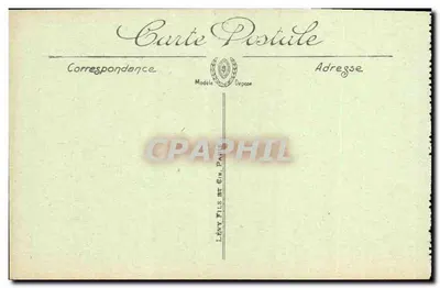 Arras — Das Rathaus nach dem Bombenangriff — Visé Paris n° 638 — Rückseite