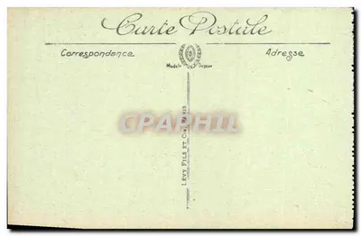 Arras - Hotel de Ville - fasada zachodnia po bombardowaniu — Cliché Sekcji Fotograficznej Armii, nr 636 — Rewers