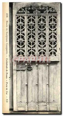Porta de ferro — Catedral de Rouen — Museu de Escultura Comparada